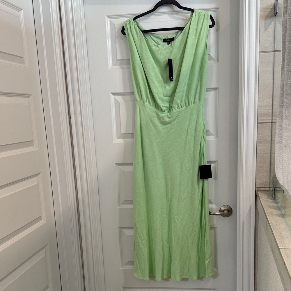 Lulu's Light Green Maxi Dress